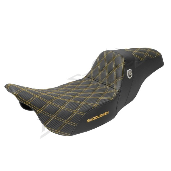 SADDLEMEN Pro Series SDC Performance Grip Seat Harley Davidson FLH / FLHR / FLHRXS / FLHTCU / FLHX / FLTRU / FLTRXSE 1584-1923cc 08-24