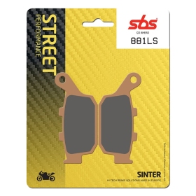 Sbs stabdžių trinkelės 881LS Sintered HONDA / KAWASAKI / SUZUKI