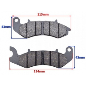 Brake pads MAXTUNED MCB899