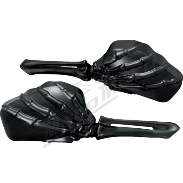 KURYAKYN Skeleton  Universal Black Mirrors 2pcs