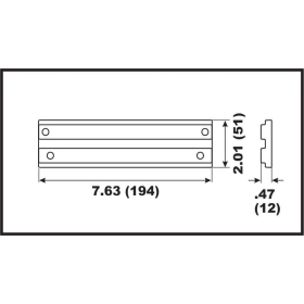 Perf anods variklio tvirtinimo dalis Mercury/Mariner