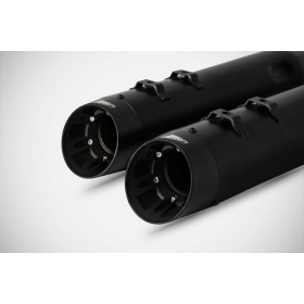 ZARD 4.33 Inches Slash-Cut Slip-Ons Muffler fHarley Davidson FLHR / FLHTKL / FLHX / FLTRX 1750-1923cc 17-20