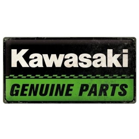 Metal tin sign KAWASAKI PARTS 30x40