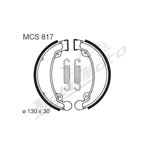 TRW Būgninių Stabdžių Trinkelės Daelim / Honda / Kymco 50-500 69-05