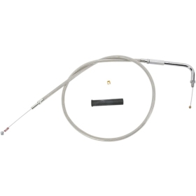 DRAG SPECIALTIES Stainless Braided Idle Cable Harley Davidson FXDB / FXDBA / FXDBB / FXDBC / FXDBP 1584-1690cc 07-17