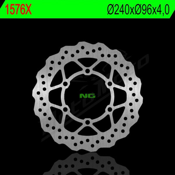 NG Front Brake Disc 240X96X4,0mm Kawasaki D-Tracker / KLX 125cc 10-17