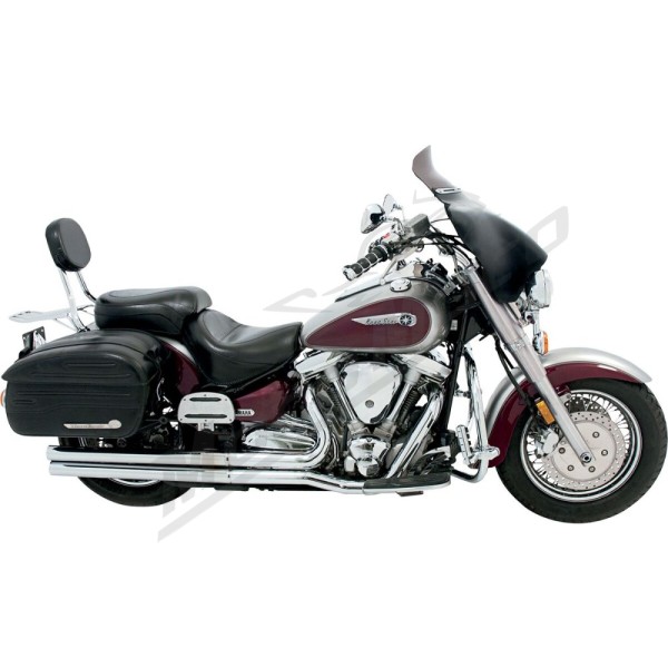MEMPHIS SHADES HD Slotted Stainless Steel Batwing Fairing Trim Harley Davidson / Honda / Indian / Kawasaki / Suzuki / Victory / Yamaha 50-1900 80-25