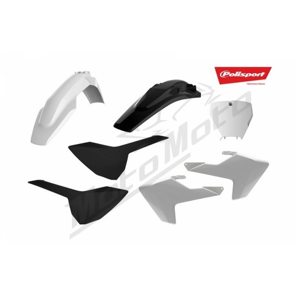 POLISPORT Plastics Kit White/Black Husqvarna TC/FC