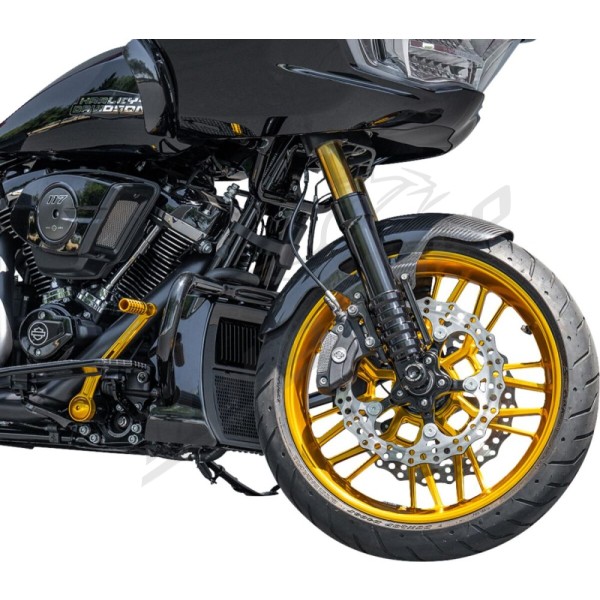 ARLEN NESS Carbon Fiber 19" Cafe Front Fender Harley Davidson FLHX / FLHXSE / FLTRX / FLTRXSE / FLTRXSTSE 1923-1977cc 23-24