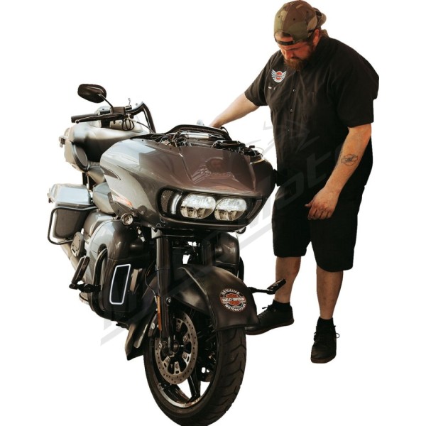 CUSTOM DYNAMICS Genesis® 4 Priekiniai žibintai su posūkių signalais Harley Davidson FLTRK / FLTRKSE 1690-1977cc 15-24