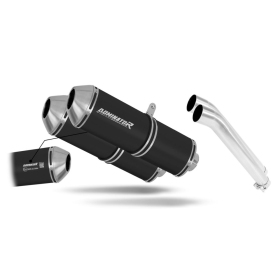 Suzuki DL 1000 V Strom 2002-2011 EU Approved Exhaust Silencer OVR BLACK