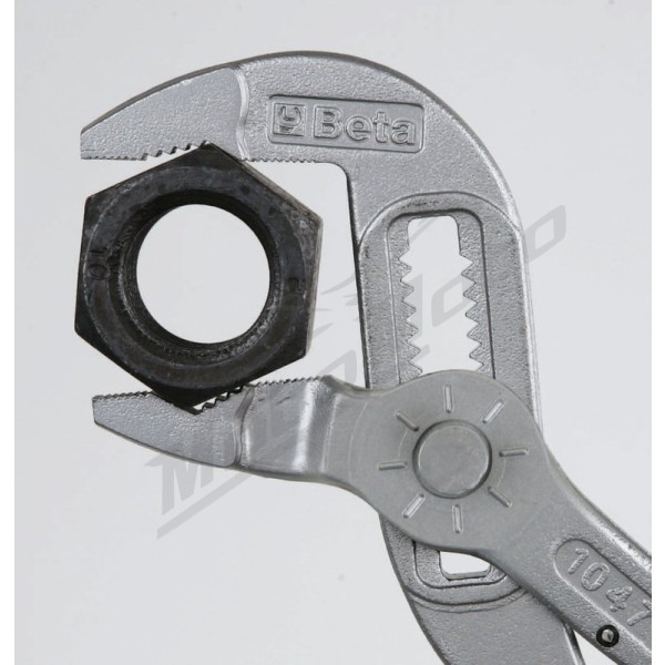 BETA Slip Joint Pliers with Setting Push Button, covered by two layers of Anti-Skid PVC