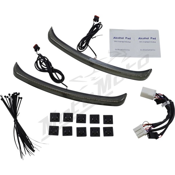 CUSTOM DYNAMICS Dynamic LED Fender Lights Harley Davidson FLHTCUTG / FLHXXX 1690cc 09-13