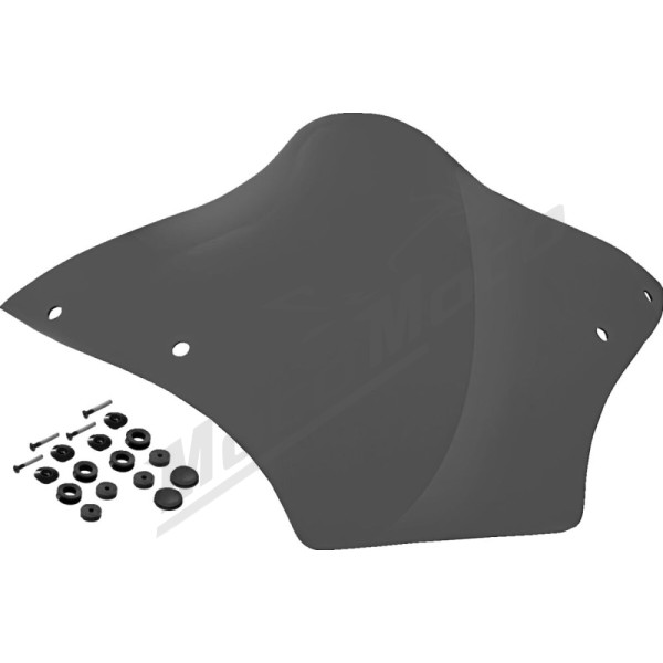 MEMPHIS SHADES METRIC BRL Race Bubble Windshield Harley Davidson FLTRX 1690-1750 15-23