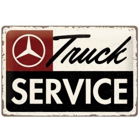 Metalinė lentelė Truck Service 20x30