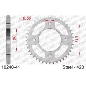 AFAM Standard Steel Rear Sprocket 428 41 teeth HONDA CB 125cc 22-24