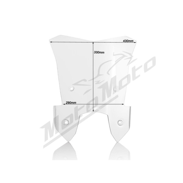 WRS KT003T TOURING Windscreen Clear KTM Adventure 1050-1190cc 13-18