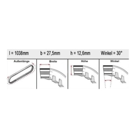 BANDO Premium variatoriaus diržas Variomatic HONDA ADV / FORZA / SH 350cc 21-24