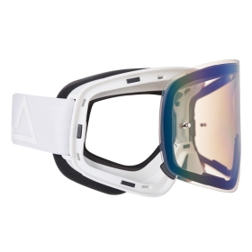 AMOQ Vision Magnetic Motocross / Snow Goggles Whiteout (Mirrorred Lens)