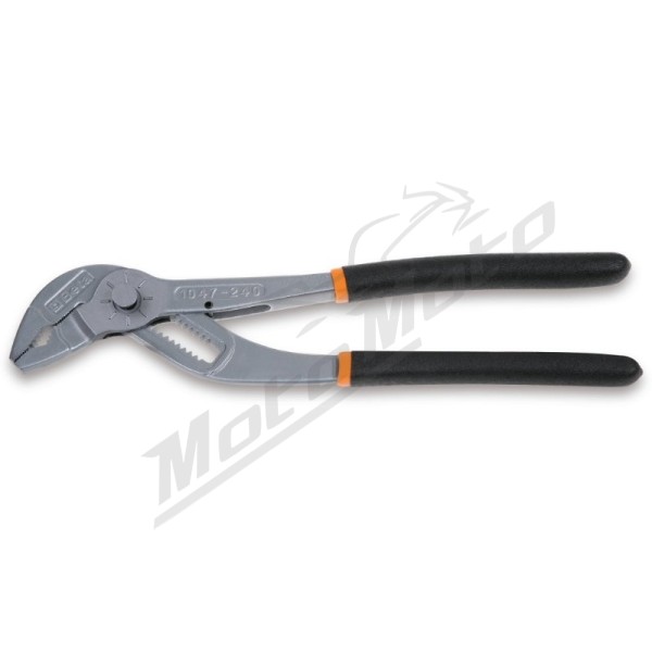 BETA Slip Joint Pliers with Setting Push Button, covered by two layers of Anti-Skid PVC