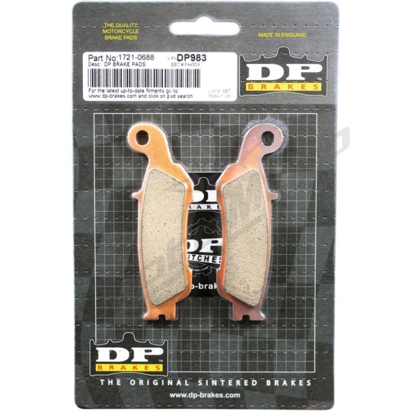 DP BRAKES Standard DP Sintered Brake Pads Fantic / Yamaha 125-450cc 07-25