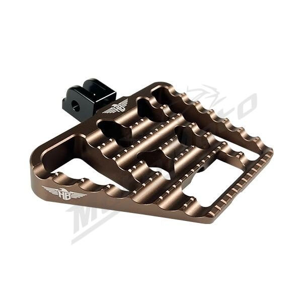 HEINZ BIKES Mini-FloorBoard Front Footpeg Harley Davidson FLDE / FLSL / FXBB / FXST / FXLRS 1750/1923 18-25