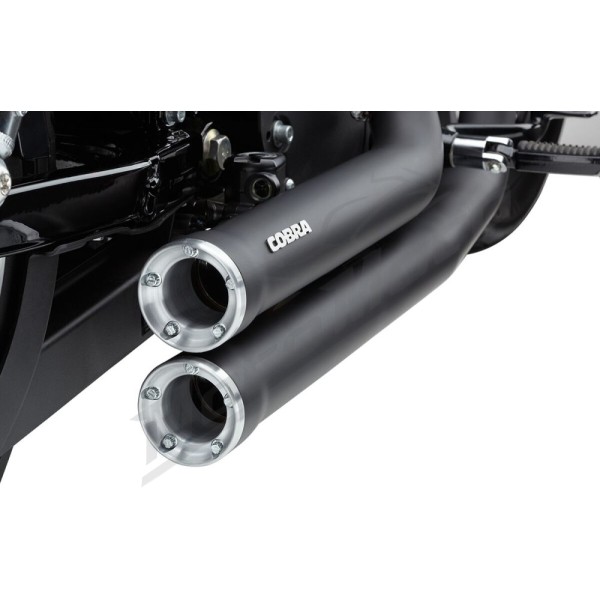 COBRA Speedster Short RPT Exhaust System Harley Davidson XL 883-1200cc 14-22