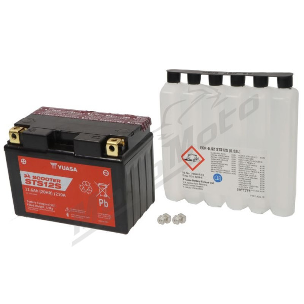 Yuasa Starting battery STS12S 12V MF VRLA 11Ah 210A L+