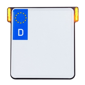 HEINZ BIKES Universal License Plate Holder With Lights