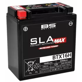 Battery BS BATTERY BTX16H (FA) SLA MAX 12V / 16Ah