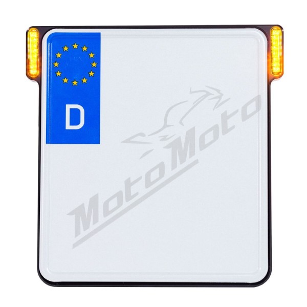 HEINZ BIKES Universal License Plate Holder With Lights