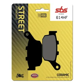 SBS "HF Street" 614HF keraminės organinės stabdžių trinkelės Buell / Honda / Suzuki / Triumph / Yamaha 250-1200cc 87->