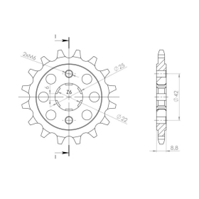 Supersprox / JT Front sprocket 276.16