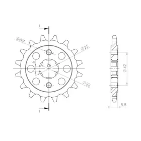 Supersprox / JT Front sprocket 276.16