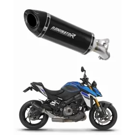 Suzuki GSX-S 1000 / 1000 GT / 950 2025 Dominator Exhaust Silencer Muffler HP8 BLACK + dB killer