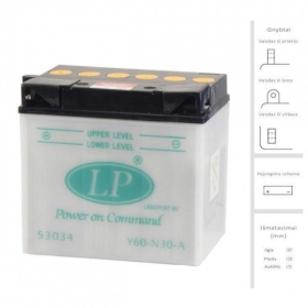 LANDPORT Battery 30Ah 300A EN 12V L60-N30-A