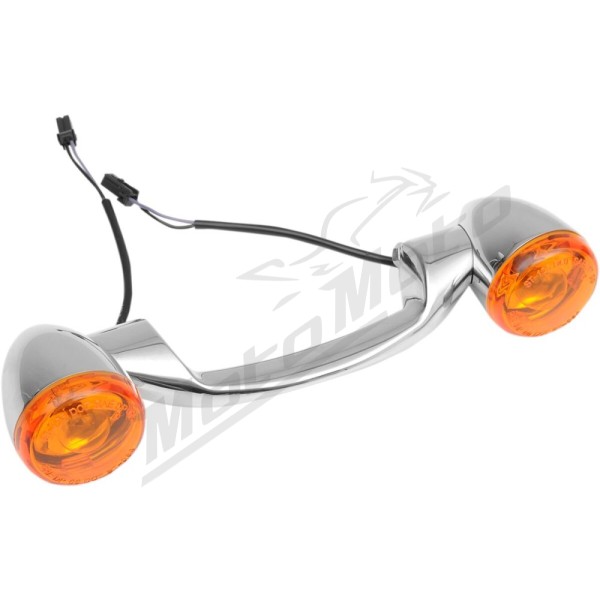 DRAG SPECIALTIES Bullet-Style Rear Turn Signal Kit Harley Davidson FLHR / FLHRXS / FLHT / FLHTK / FLHTKSE / FLHX / FLHXS / FLHXSE 1750-1923cc 21-22