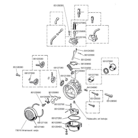Idle adjustment screw Dellorto SHA / SHBA / SHBC