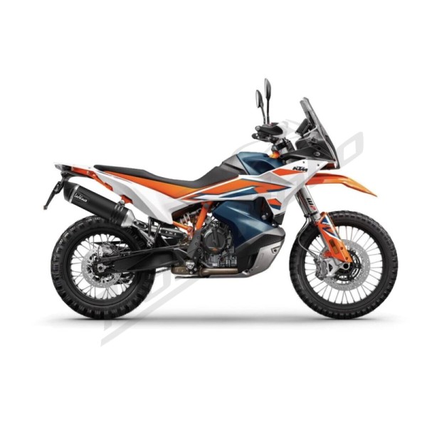 LEOVINCE LV One Evo Black Edition Slip-on Muffler KTM ADVENTURE 790-890 19-25/CF MOTO MT 800 22-25