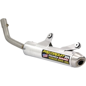 PRO CIRCUIT 304 Silencer Stainless Steel/Aluminum Beta RR 250/300 14-18