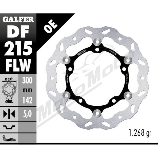 GALFER Wave® Front Brake Rotor Kawasaki Ninja / Z 650-900cc 17-25