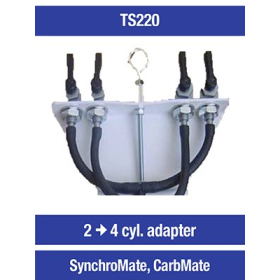 OPTIMATE TECMATE Adapteris 2-4 cilindrų sinhronizatoriams ir karbiuratoriams