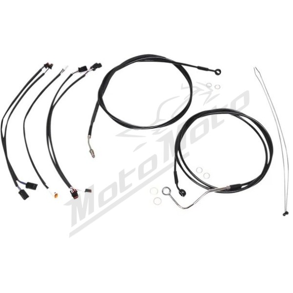 MAGNUM SHIELDING XR Handlebar Installation Kit Black 30.5/35.5cm Harley Davidson FLHRXS 1750/1868 17-20