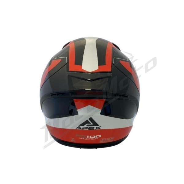 Helmet APEX FI100 Valencia Red/Black