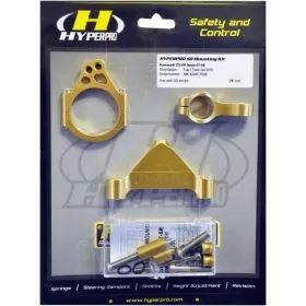 HYPERPRO Steering Damper Mounting Kit Kawasaki KLE 650 07-14