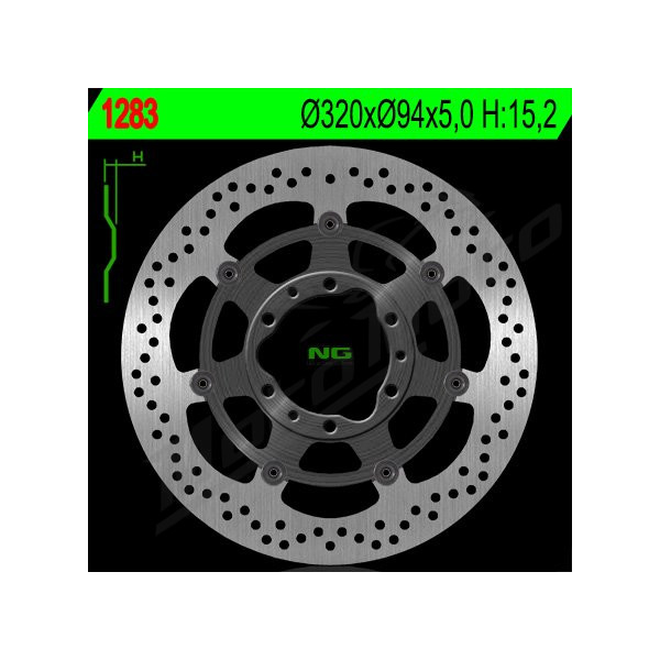 NG Front Floating Brake Disc 320X94X5mm Honda CBR 1000cc 08-17