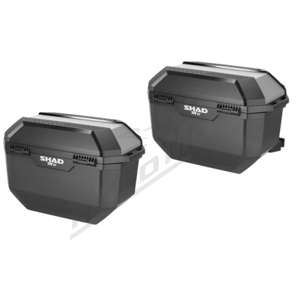SHAD Side storage boxes black TR27 50x27.5x34cm