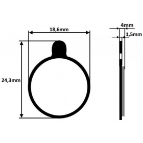 BICYCLE DISC BRAKE PADS 2PCS