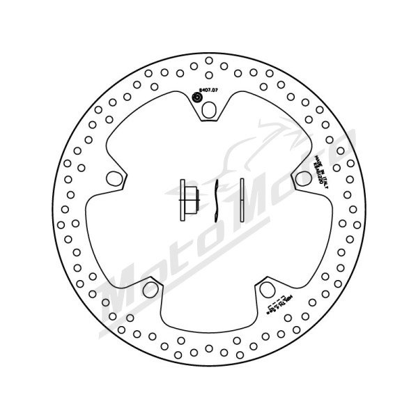 Brembo series ORO priekinis stabdžių diskas BMW F / K / R / S 800-1600cc 02-22