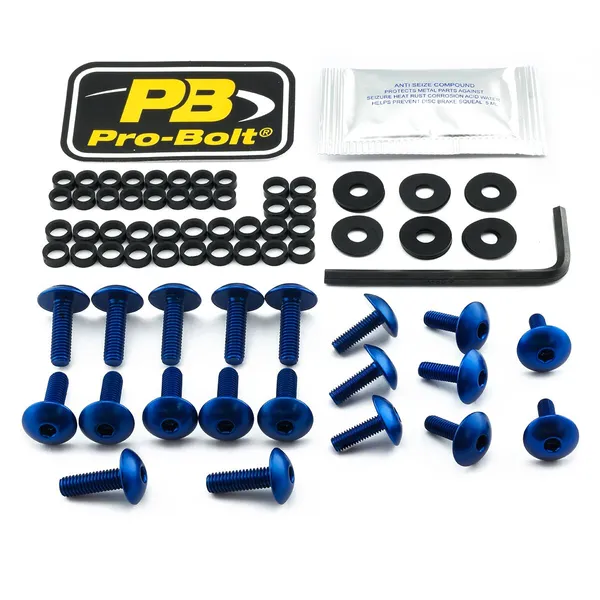 PRO BOLT Aluminium Fairing Bolt Kit for Suzuki GSX 1300cc 08-11